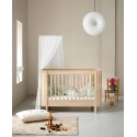 Cuna convertible en cama Wood Mini+ Roble Natural Oliver Furniture