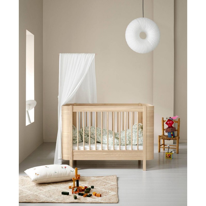 Cuna convertible en cama Wood Mini+ Roble Natural Oliver Furniture Cuna convertible en cama Wood Mini+ Roble Natural Oliver Furniture
