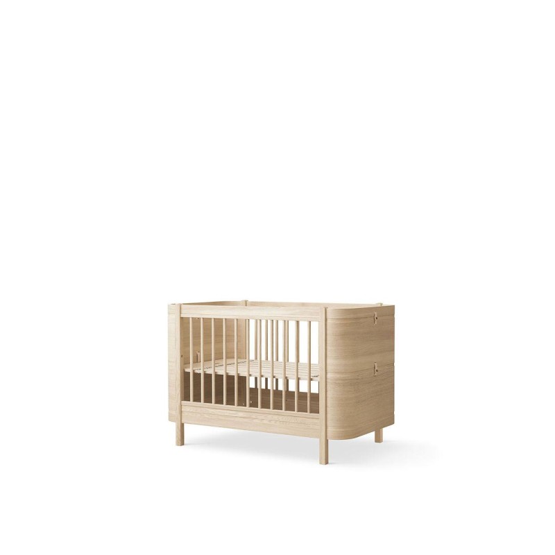 Cuna convertible en cama Wood Mini+ Roble Natural Oliver Furniture Cuna convertible en cama Wood Mini+ Roble Natural Oliver Furniture