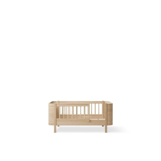 Cuna convertible en cama Wood Mini+ Roble Natural Oliver Furniture Cuna convertible en cama Wood Mini+ Roble Natural Oliver Furniture