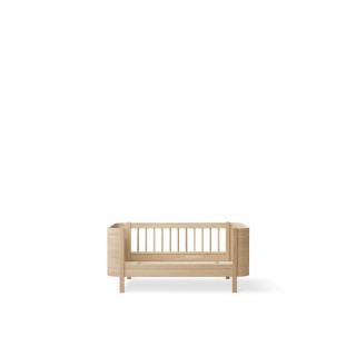 Cuna convertible en cama Wood Mini+ Roble Natural Oliver Furniture Cuna convertible en cama Wood Mini+ Roble Natural Oliver Furniture
