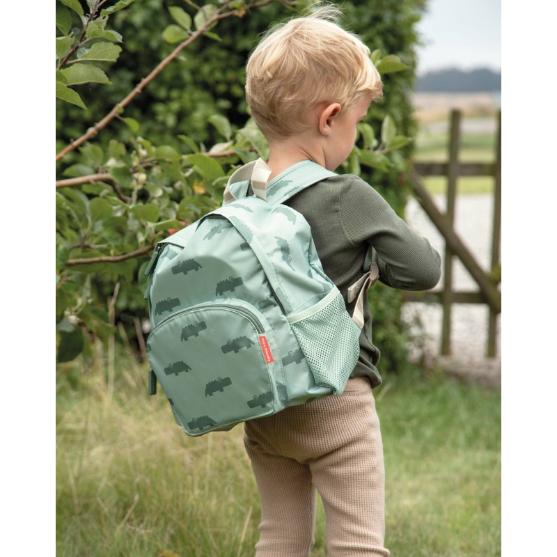 Mochila ligera Croco Green