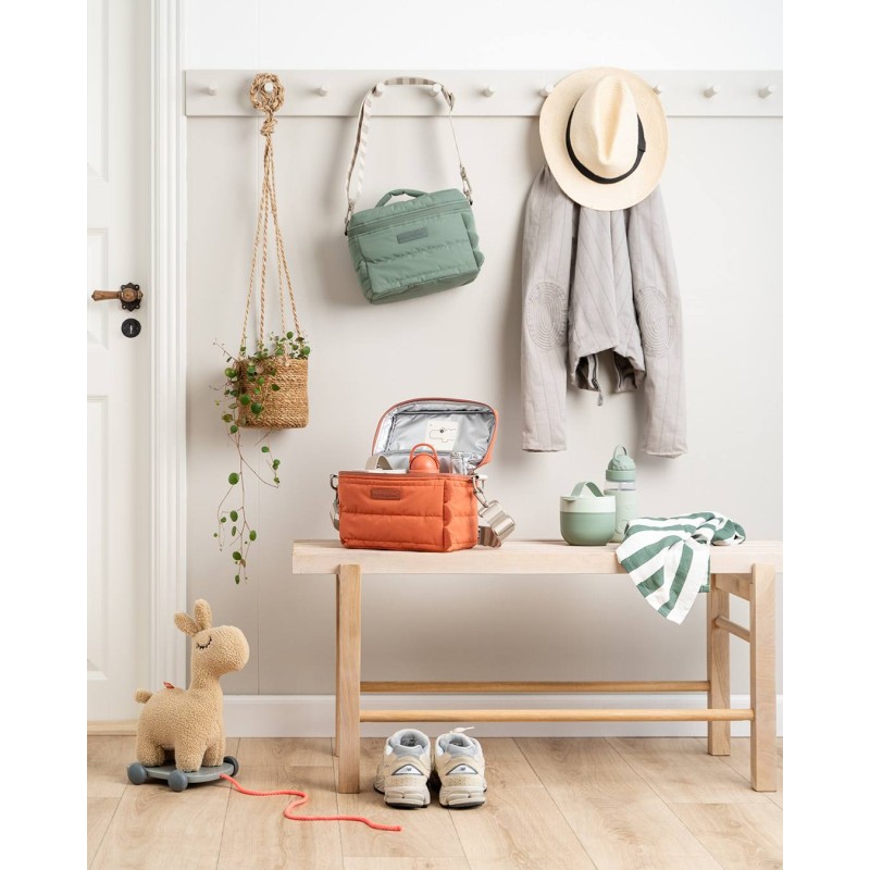 Bolsa porta alimentos térmica acolchada Papaya