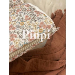 Saco para capazo con capucha Emily bambula La Giraffa Bianca e Blu Saco para capazo con capucha Emily bambula La Giraffa Bianca e Blu