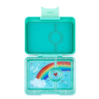 Yumbox caja porta alimentos hermética Aqua Rainbow