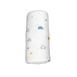 CuddleBug Mantas de muselina para bebé para niños y niñas de 0 a 3 meses,  tamaño grande, 4 pies x 4 pies, mantas de muselina de algodón para bebé