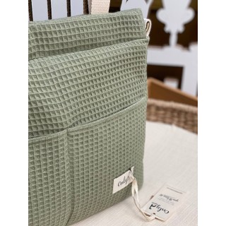 Bolsa Panera Only Gofre Gris La Giraffa Bianca e Blu Bolsa Panera Only Gofre Gris La Giraffa Bianca e Blu