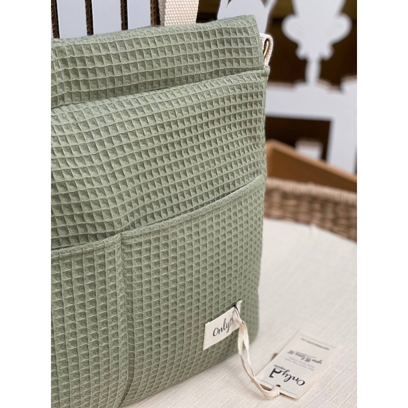 Bolsa Panera Only Gofre Gris La Giraffa Bianca e Blu Bolsa Panera Only Gofre Gris La Giraffa Bianca e Blu