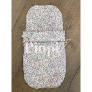 Saco para silla Lily Flores La Giraffa Bianca e Blu Saco para silla Lily Flores La Giraffa Bianca e Blu