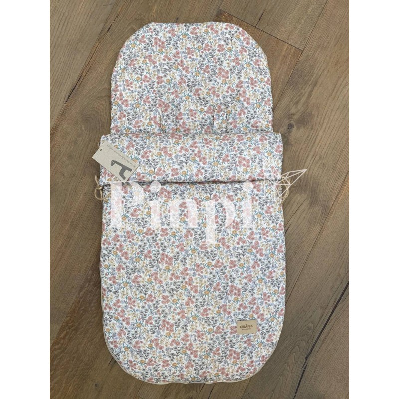 Saco para silla Lily Flores La Giraffa Bianca e Blu Saco para silla Lily Flores La Giraffa Bianca e Blu