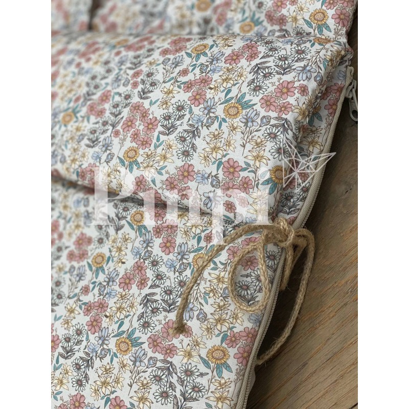 Saco para silla Lily Flores La Giraffa Bianca e Blu Saco para silla Lily Flores La Giraffa Bianca e Blu