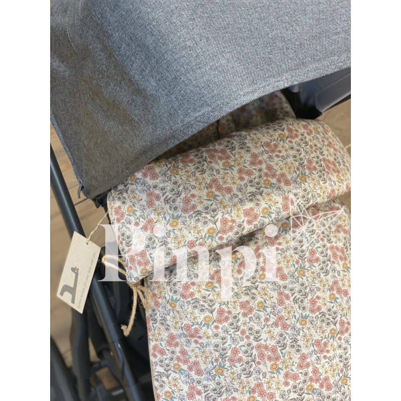 Saco para silla Lily Flores La Giraffa Bianca e Blu Saco para silla Lily Flores La Giraffa Bianca e Blu