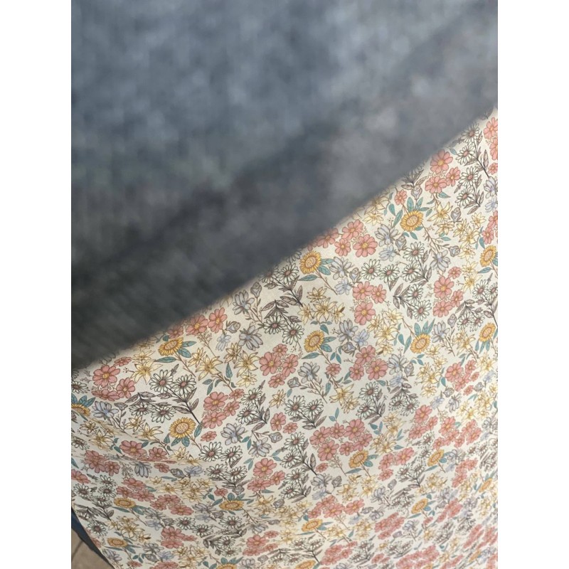 Saco para silla Lily Flores La Giraffa Bianca e Blu Saco para silla Lily Flores La Giraffa Bianca e Blu