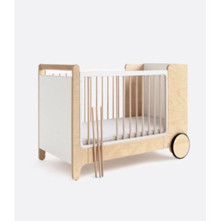 Cuna mecedora blanca Rafa Kids