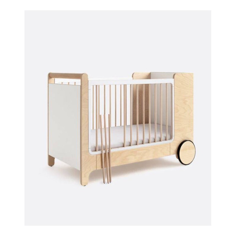 Cuna mecedora blanca Rafa Kids