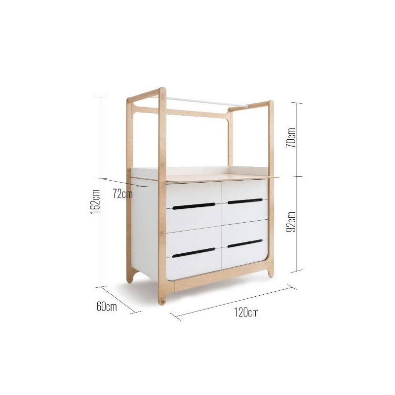 Cómoda cambiador H Rafa Kids Cómoda cambiador H Rafa Kids