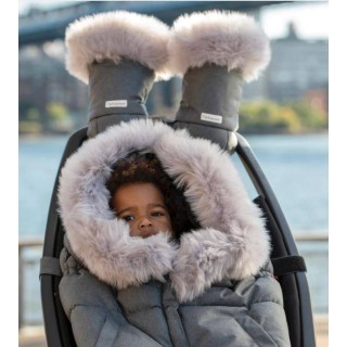Saco evolutivo 7AM Enfant 212 Evolution Faux Fur Tundra Beige