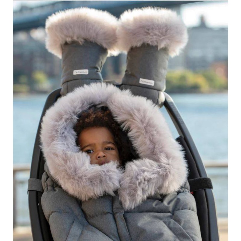 Saco evolutivo 7AM Enfant 212 Evolution Faux Fur Tundra Beige