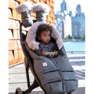 Saco evolutivo 7AM Enfant 212 Evolution Faux Fur Tundra Beige
