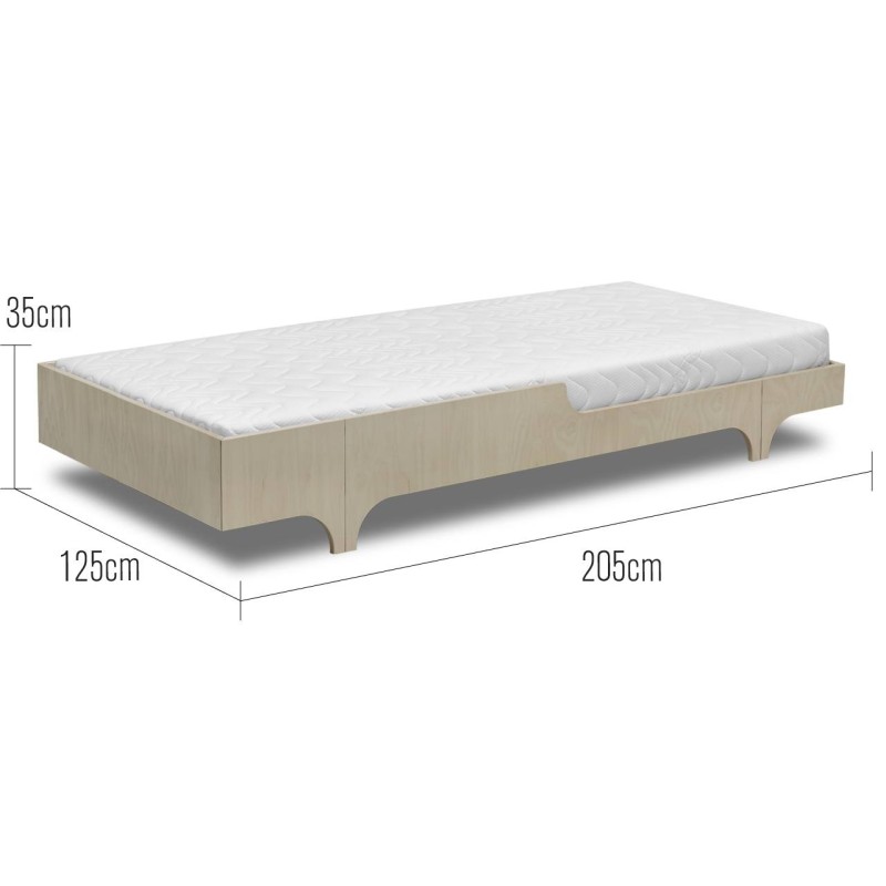 Cama A120-Natural