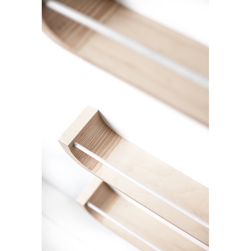 Estantería XL Natural/Blanco