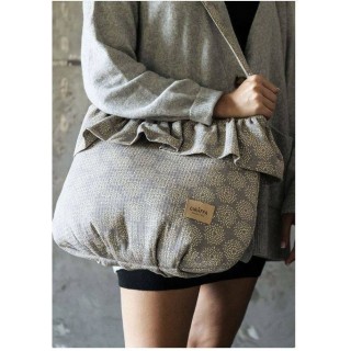 Bolso bebé Sweet Acqua Gris La Giraffa Bianca e Blu