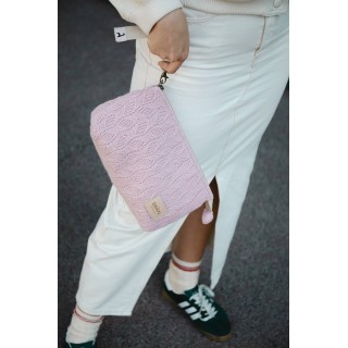 Neceser Rita Punto malva La Giraffa Bianca e Blu Neceser Rita Punto malva La Giraffa Bianca e Blu