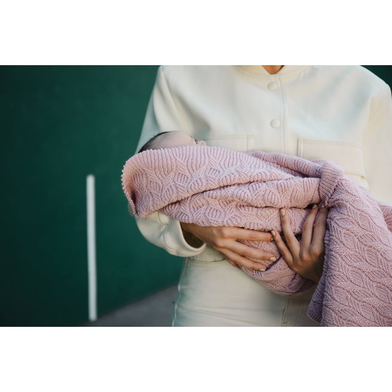 Mantita XL Rita Malva La Giraffa Bianca e Blu