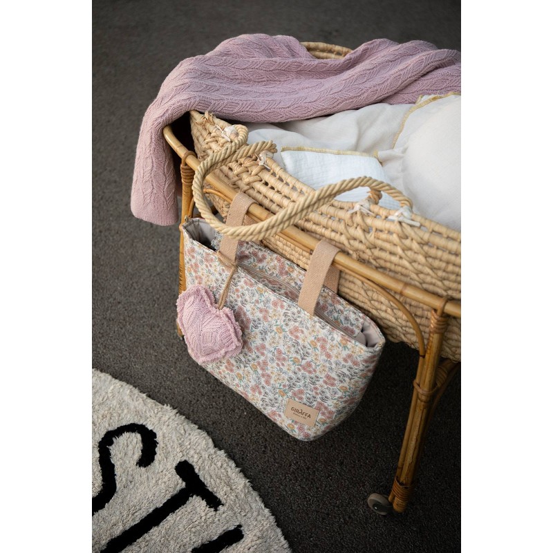 Mantita XL Rita Malva La Giraffa Bianca e Blu