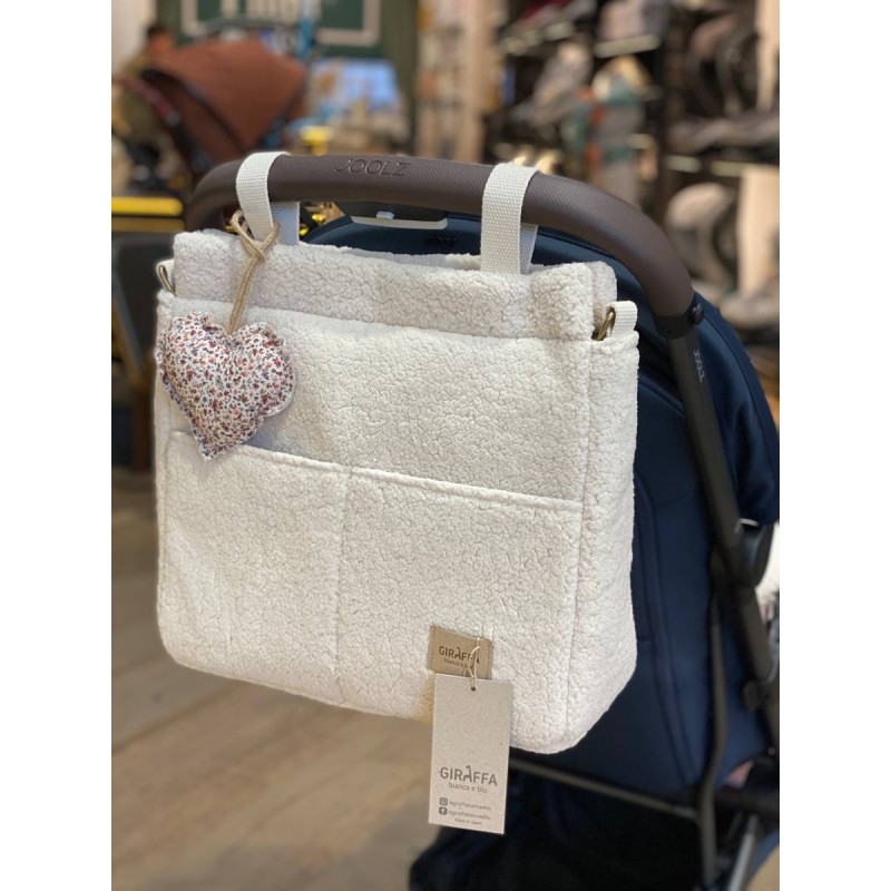 Bolsa Walk bolsillos Borreguito La Giraffa Bianca e Blu