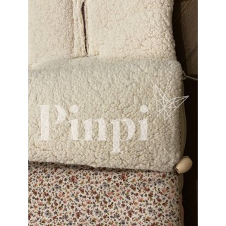 Saco para silla Joolz Aer Lily Flores interior borrego La Giraffa Bianca e Blu