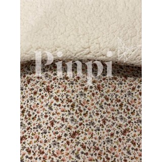 Saco para silla Joolz Aer Lily Flores interior borrego La Giraffa Bianca e Blu