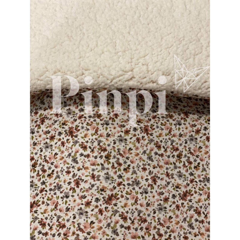 Saco para silla Joolz Aer Lily Flores interior borrego La Giraffa Bianca e Blu