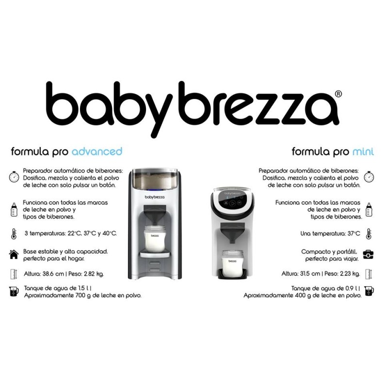 Preparador de biberones BabyBrezza Formula Pro Mini Preparador de biberones BabyBrezza Formula Pro Mini