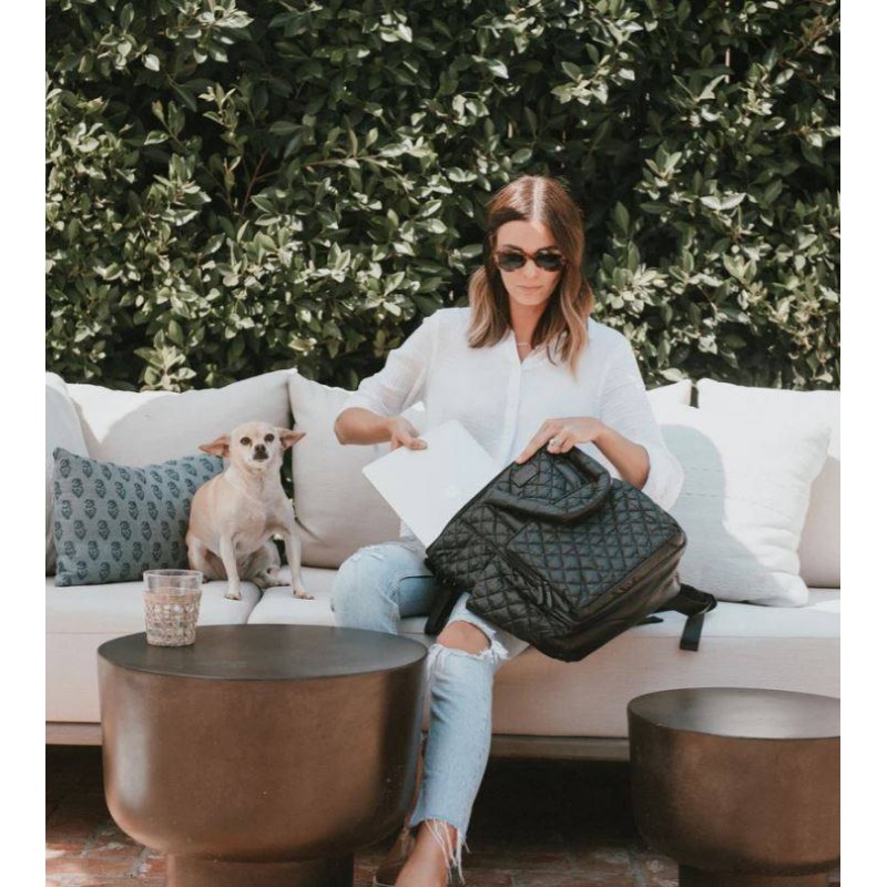 Mochila impermeable 7AM London Black