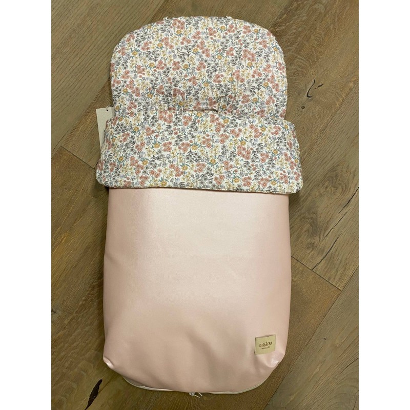 Saco para silla Emily ecopiel rosa La Giraffa Bianca e Blu