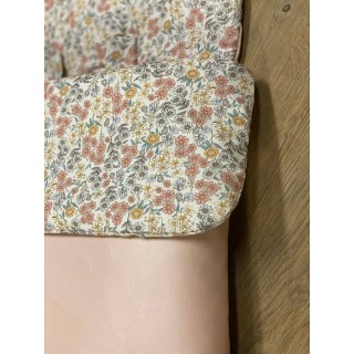 Saco para silla Emily ecopiel rosa La Giraffa Bianca e Blu