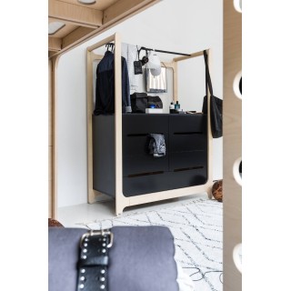 Cómoda cambiador H Negro Rafa Kids Cómoda cambiador H Negro Rafa Kids