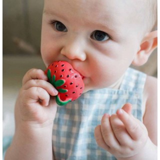 Mordedor- chupete juguete sensorial Sweetie the Strawberry