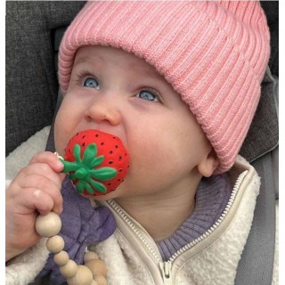 Mordedor- chupete juguete sensorial Sweetie the Strawberry