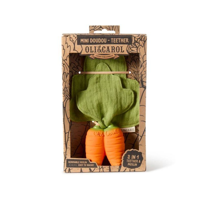 Mordedor-doudou Cathy The Carrot mini