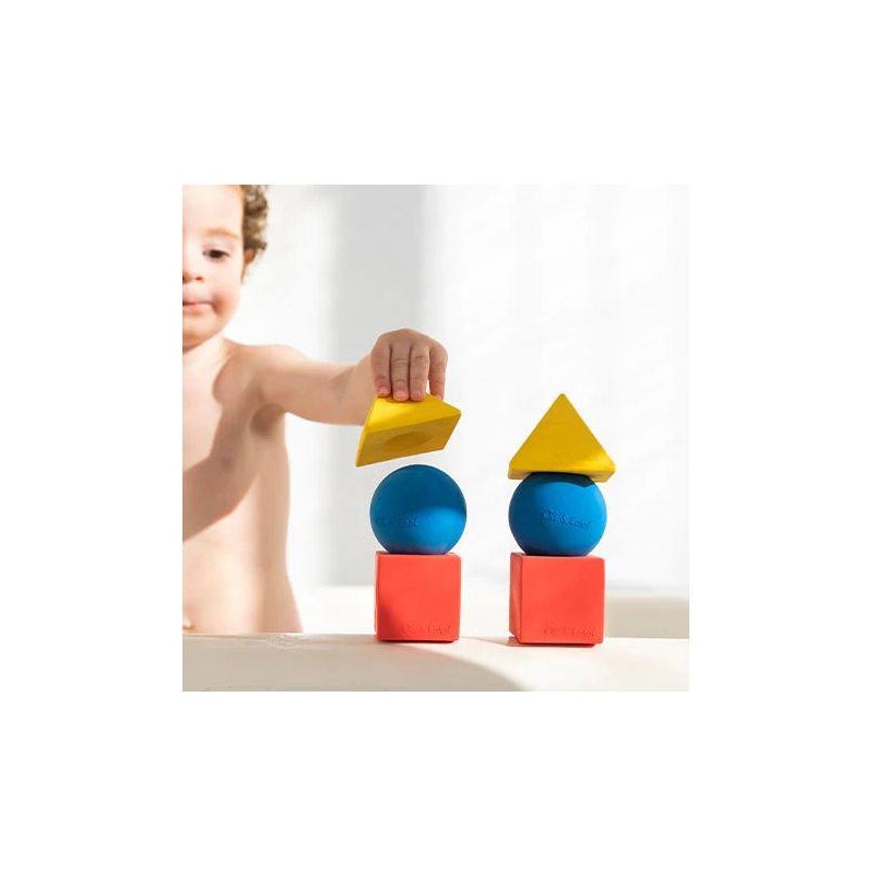 Bloques interactivos caucho natural Bauhaus