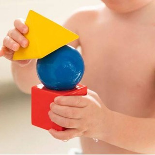 Bloques interactivos caucho natural Bauhaus