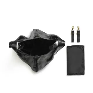 Bolso cambiador Elodie Draped Tote Black Bolso cambiador Elodie Draped Tote Black