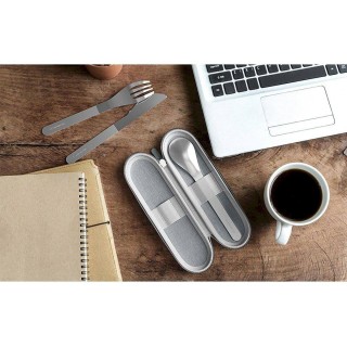 Cubierto acero inoxidable Monbento con funda Cubierto acero inoxidable Monbento con funda