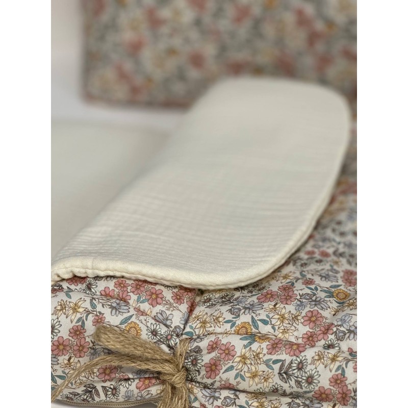 Saco para capazo bambula Emily La Giraffa Bianca e Blu