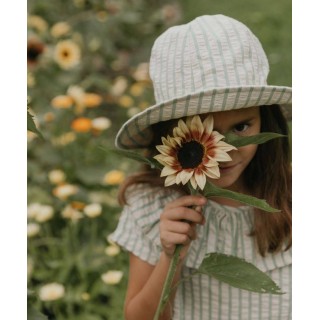 Gorrito muselina ala ancha Grace Gorrito muselina ala ancha Grace