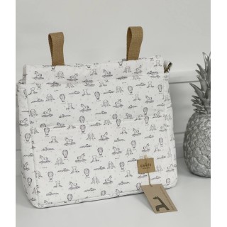 Bolsa walk bolsillos Circus La Giraffa Bianca e Blu 123