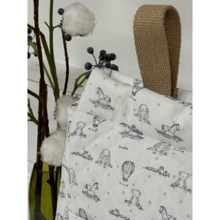 Bolsa walk bolsillos Circus La Giraffa Bianca e Blu Bolsa walk bolsillos Circus La Giraffa Bianca e Blu