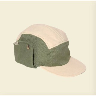 Gorra con orejeras Ki Et La Natural/Verde